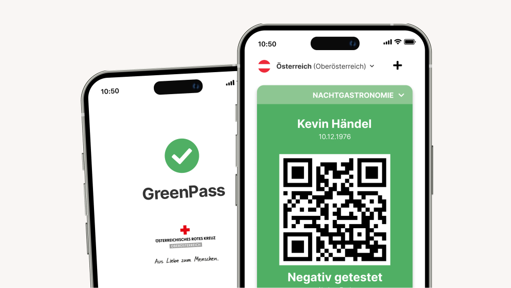 Greenpass app screenshots