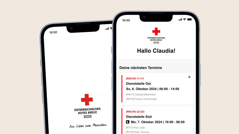 Rotes Kreuz Tirol App Screenshots